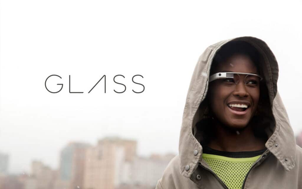 Visuel promotionnel pour les Google Glass