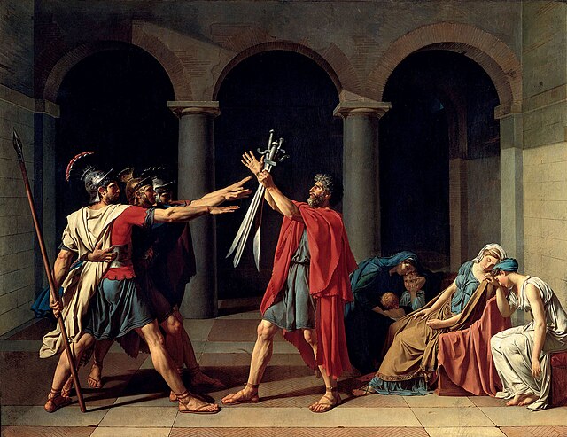 jacques louis david, le serment des horaces