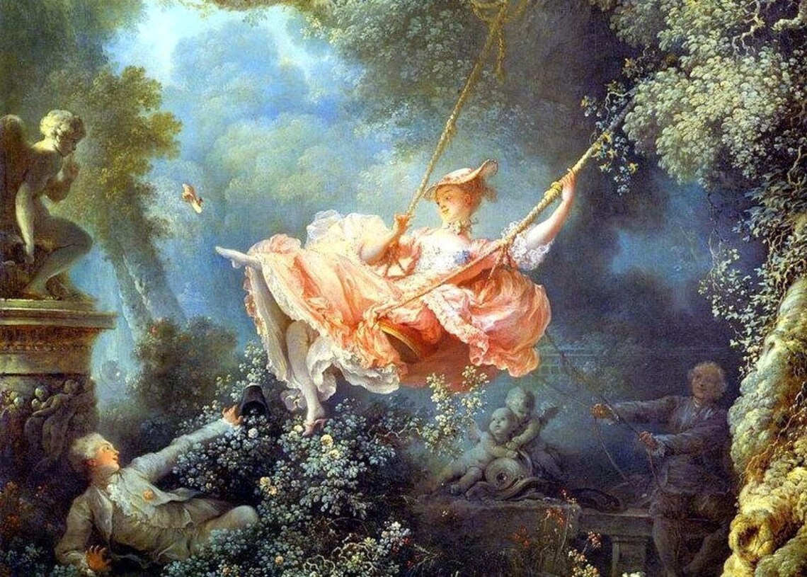 jean honoré fragonard les hasards heureux de l'escarpolette 1767